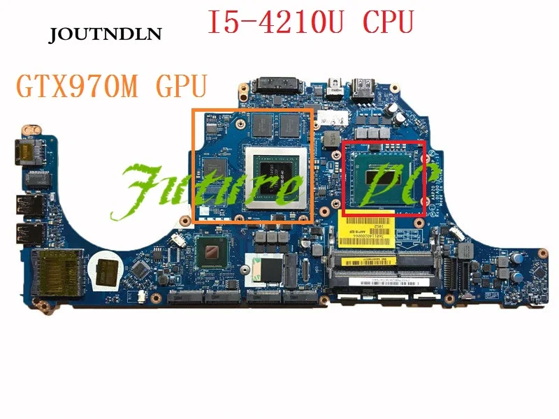 JOUTNDLN для DELL Alienware 17 R2 материнская плата ноутбука с фотографическим процессором