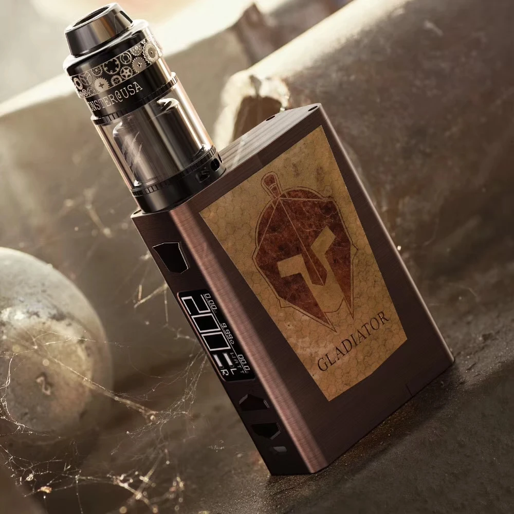 2018 новые оригинальные Vapemons Гладиатор 200 Вт тк кит с Mesh Tank 2 мл Ёмкость резервуар 510