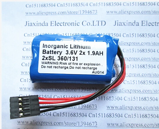 Горячая новинка 3 6 В 2x1.9ah 2xSL36 0/131 360/131 SL360 литиевая батарея SL360/131 Tsx17 с разъемом |