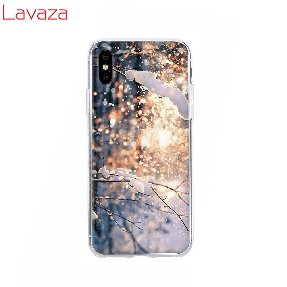 12 Lavaza пейзаж Зимний Легкий снег Жесткий Чехол для Apple iPhone 6 6s 7 8 плюс X 5 5S SE чехол для iPhone XS Max XR крышка - Цвет: 12