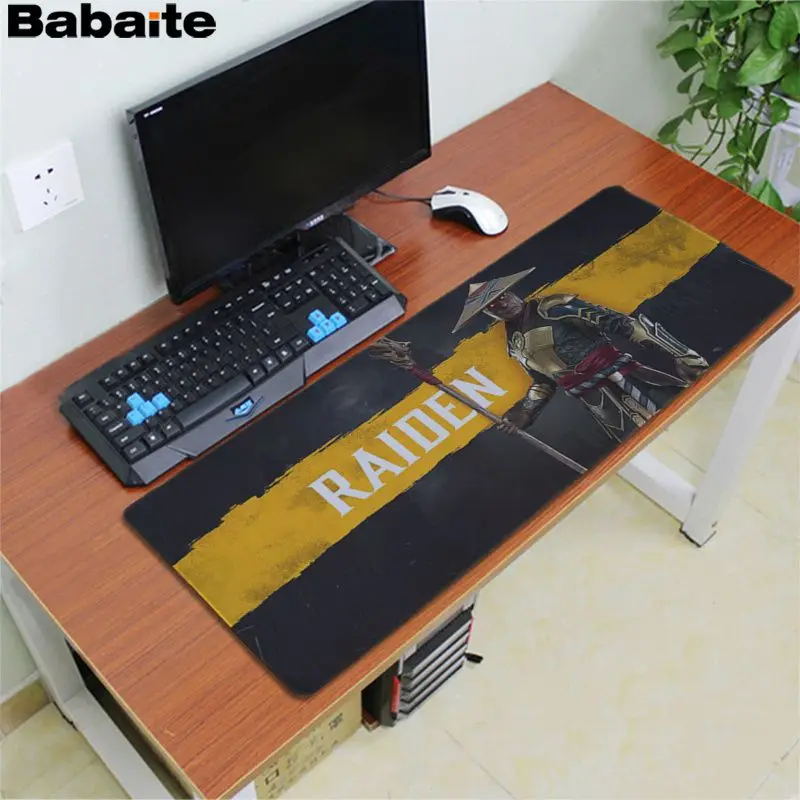 Lock Edge 30x80cm Babaite дизайн Mortal Kombat 11 фиксирующий край коврик для мыши игровой резиновый ПК компьютерный игровой коврик для мыши - Цвет: Lock Edge 30x80cm