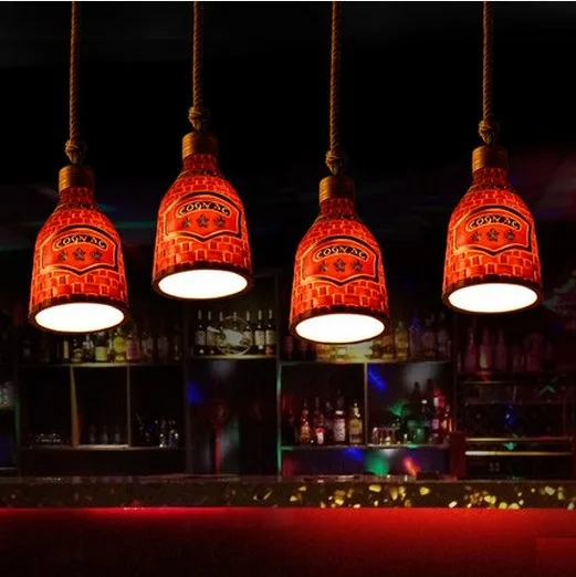 

Retro Loft Style Creative Resin Droplight LED Vintage Pendant Light Fixtures Dining Room Hanging Lamp Indoor Lighting Lamparas