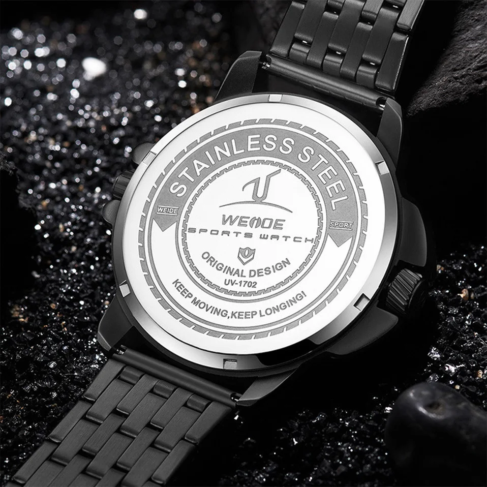 WEIDE мужские часы, спортивные военные часы с белым циферблатом, Мужские Аналоговые часы, кварцевые наручные часы, водонепроницаемые, Relogio Masculino reloj
