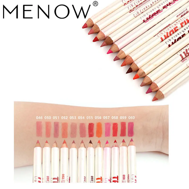 Набор для макияжа губ Menow матовый лайнер водостойкая стойкая косметика