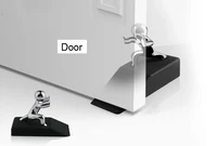 free installation security gates blocking drilling door r plug pinch resistance door stops