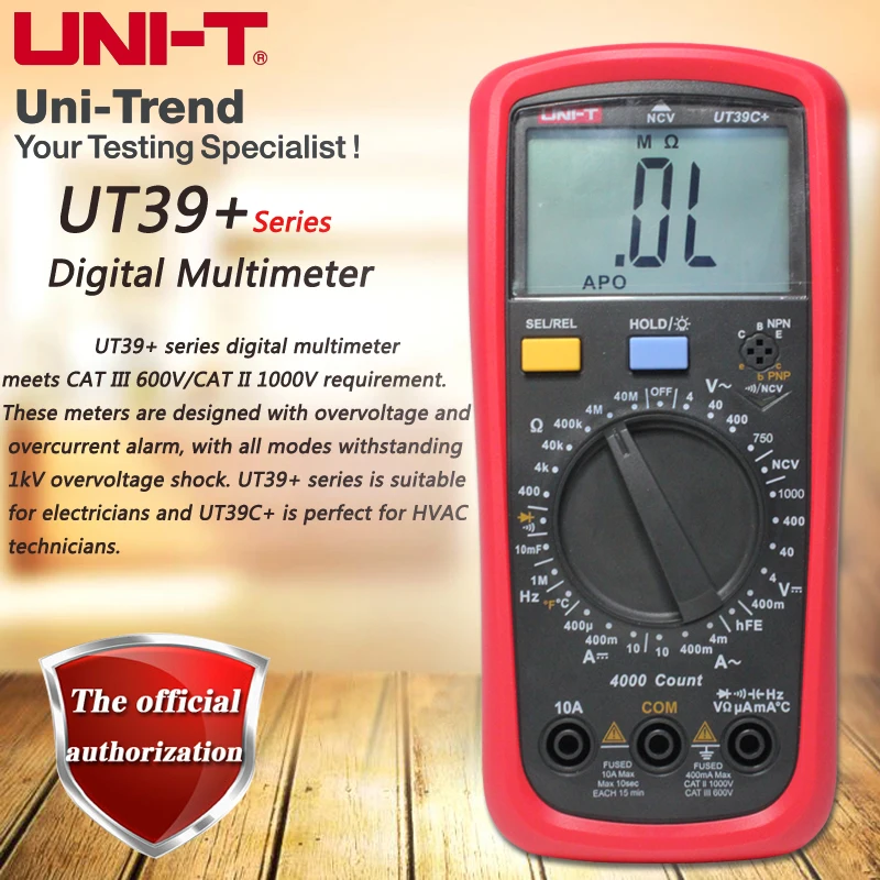 UNI T UT39A +/UT39C + Современный цифровой мультиметр
