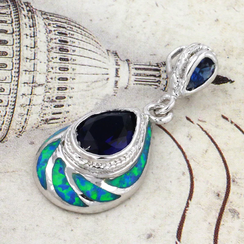 HERMOSA Jewelry Fire колье с опаловой подвеской Бесплатная доставка Распродажа HS0059P|fire