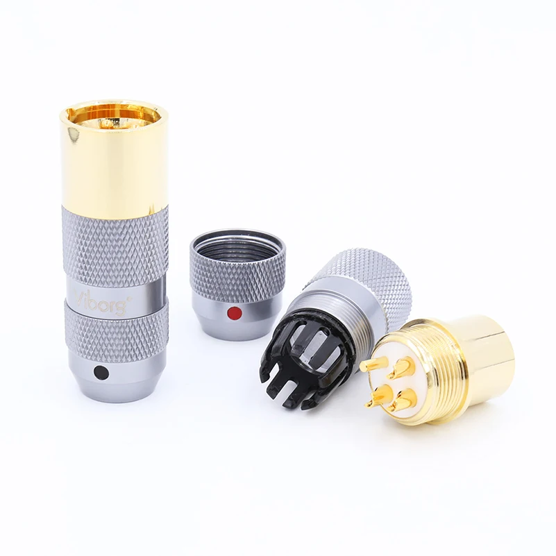 HIFI XM202G+ XF202G Позолоченные Чистая медь 3 булавки баланс аудио кабель xlr разъем