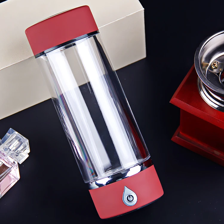 Hydrogen Rich Water Bottle Alkaline Ionizer Generator Healthy Anti-Aging USB Rechargeable Dual Use Smart | Бытовая техника