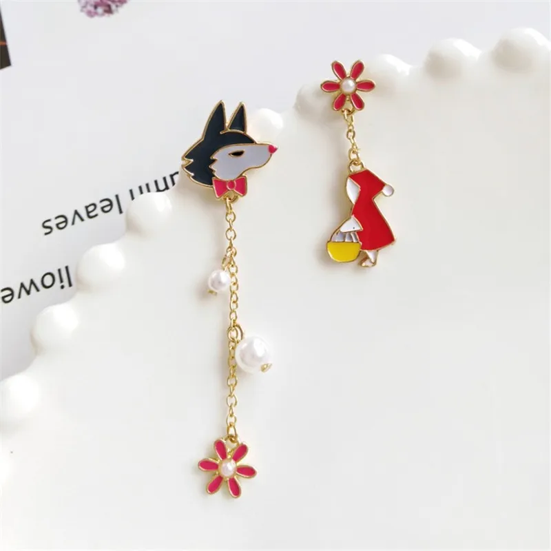 Сказка Красная Шапочка и большой волк мультфильм Модные жемчужные цветы