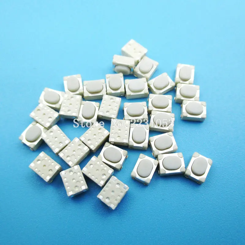 Тактовый коммутатор SMD 100 шт./лот 3*4*2 5 мм 4 контактный сенсорный