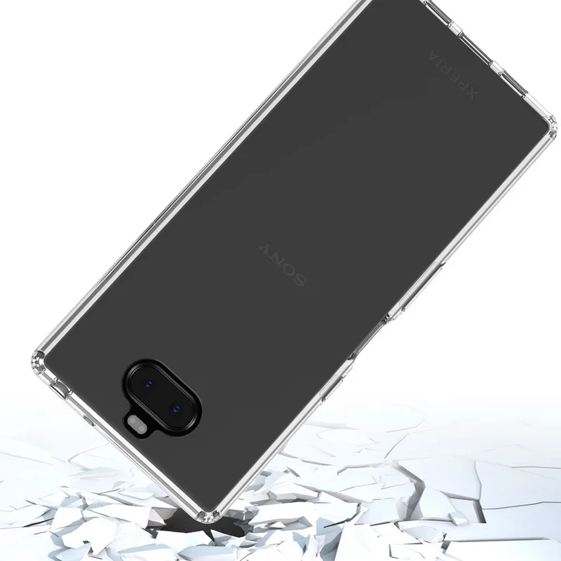 Для sony Xperia 10 Plus чехол TPU бампер прозрачная твердая акриловая задняя крышка для sony Xperia10 plus 10 Plus I3213 I4213 I4293 чехол для телефона