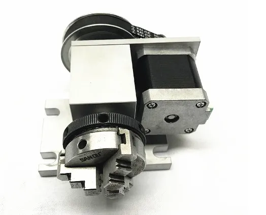 rotation axis Cnc ось вращения машины K50 делительная головка Центр высота 44 мм активность задняя стока с оригинальным водителем двигателя - Цвет: rotation axis