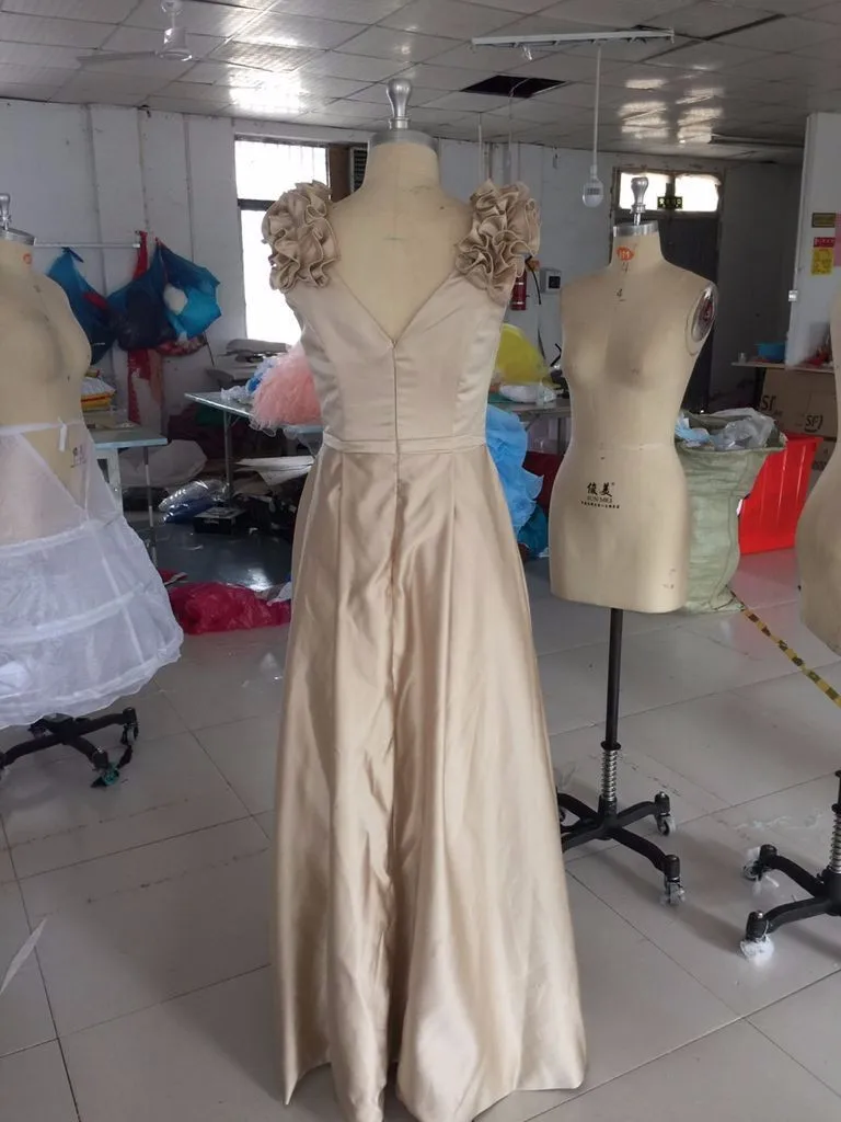 Лидер продаж 2017 арабское женское платье для подружки невесты атласное