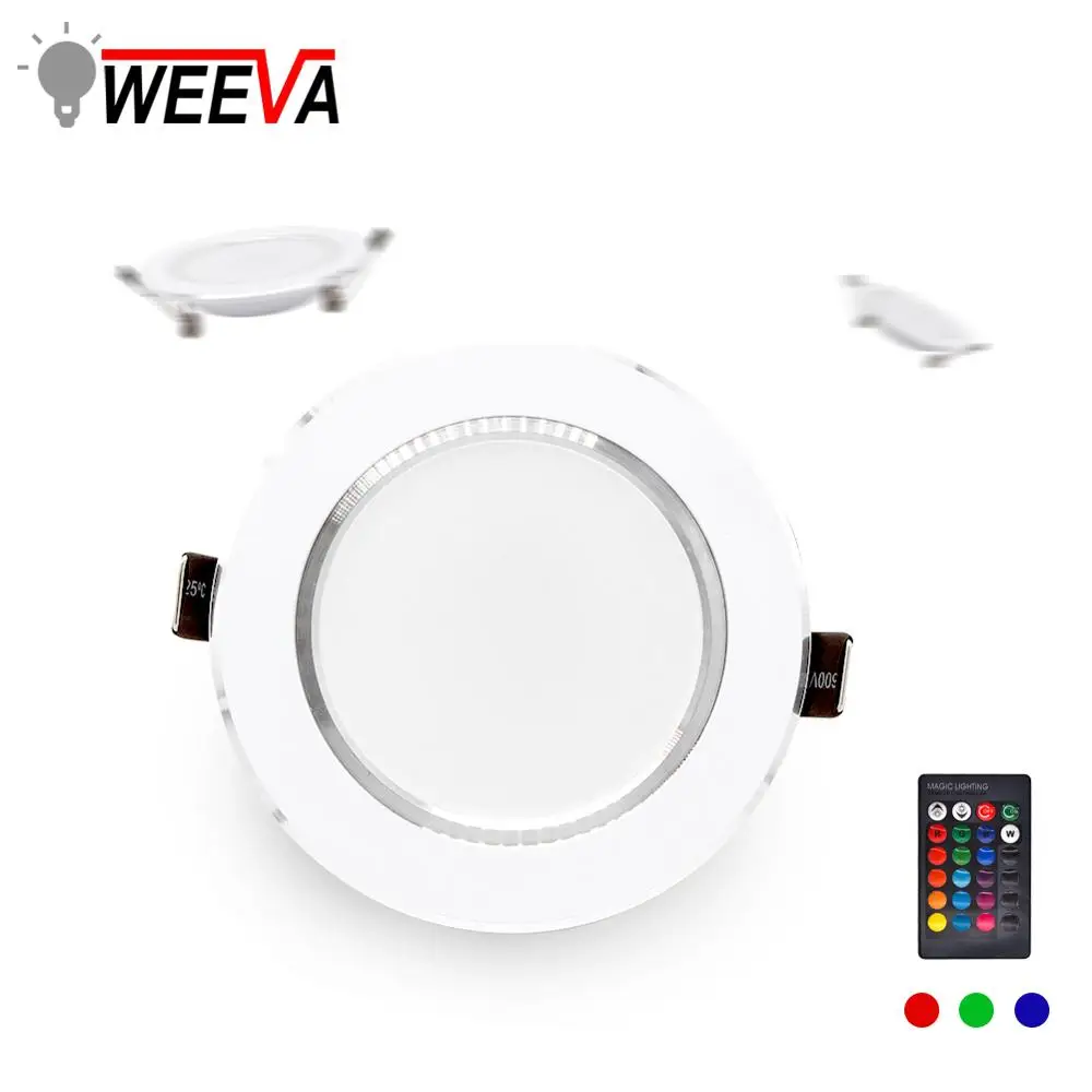 RGB LED-светильник встраиваемый потолочный светильник красочный контроллер