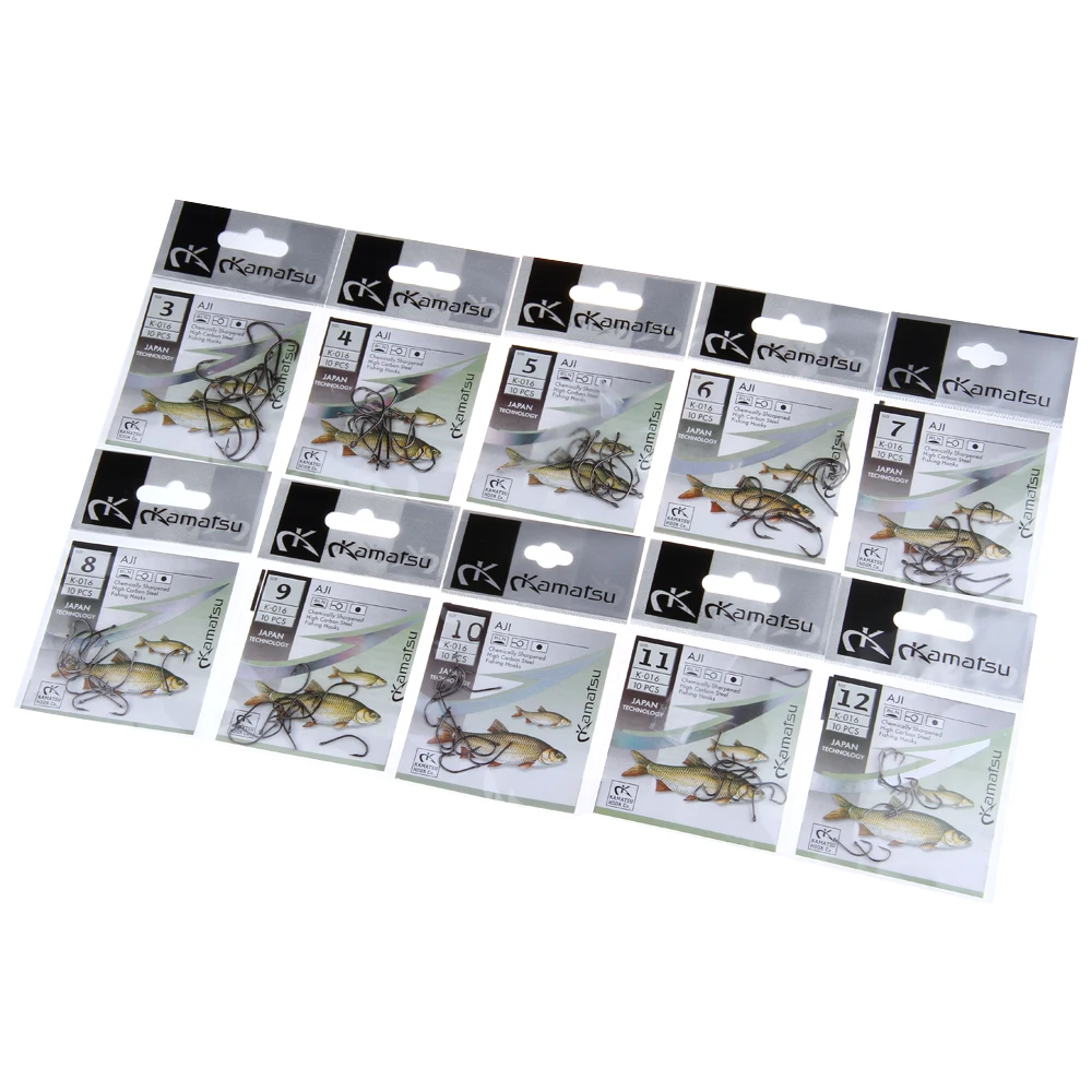 FISH KING рыболовные крючки из высокоуглеродистой стали 50 шт./лот 3 # 12 с бородкой