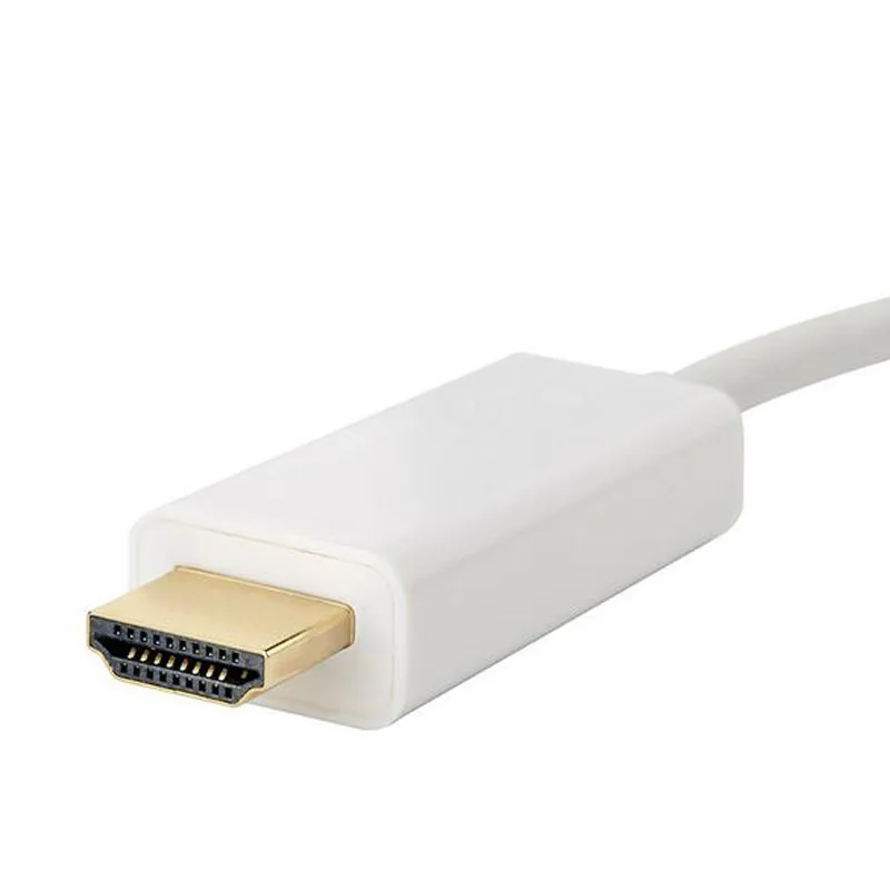 Для Apple Mac Macbook Pro Air Mini кабель DP-HDMI адаптер позолоченный штекер 6 футов 1 8 м 3 Displayport To