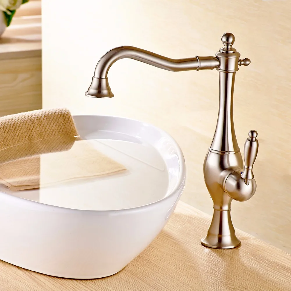 Смеситель для раковины с поворотом на 360 градусов 134 22 г|deck mounted|taps chinabasin faucet |