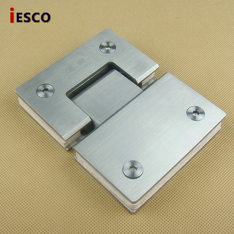 

Free shipping Stainless steel glass bathroom clip stainless steel shower room hinge glass hinge drawing 180 degrees