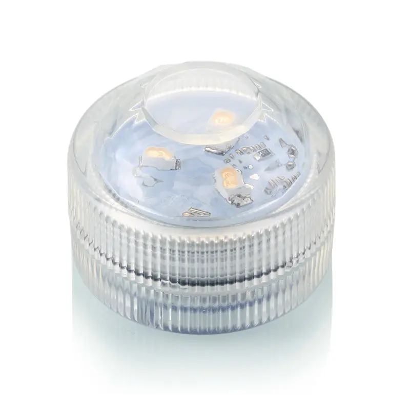 10 шт./лот водонепроницаемый мини светильник с батареей RGB чайный свет Наружный