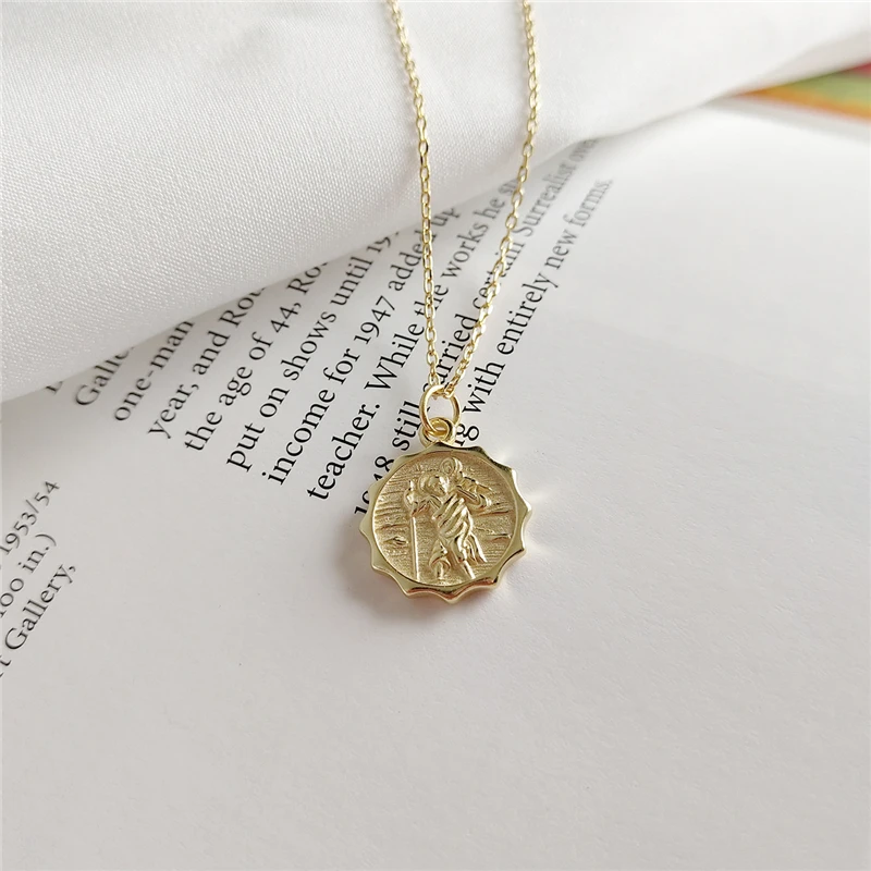 Женское ожерелье из серебра 925 пробы с подвеской|Ожерелья подвеской| |