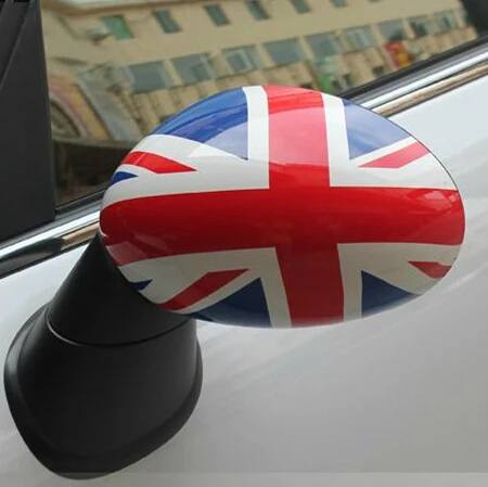 12Design!HD MINI Cooper mirrors sticker Smart car rear view cover decal PVC flag Car modification Vinyl film Clubman styling |