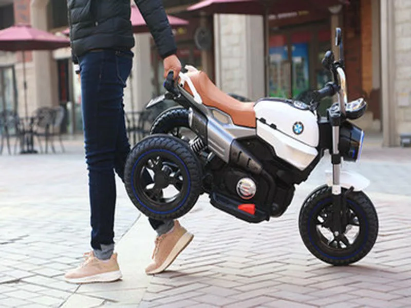 Детский Электрический мотоцикл передняя и задняя модная лампа дизайн удобный