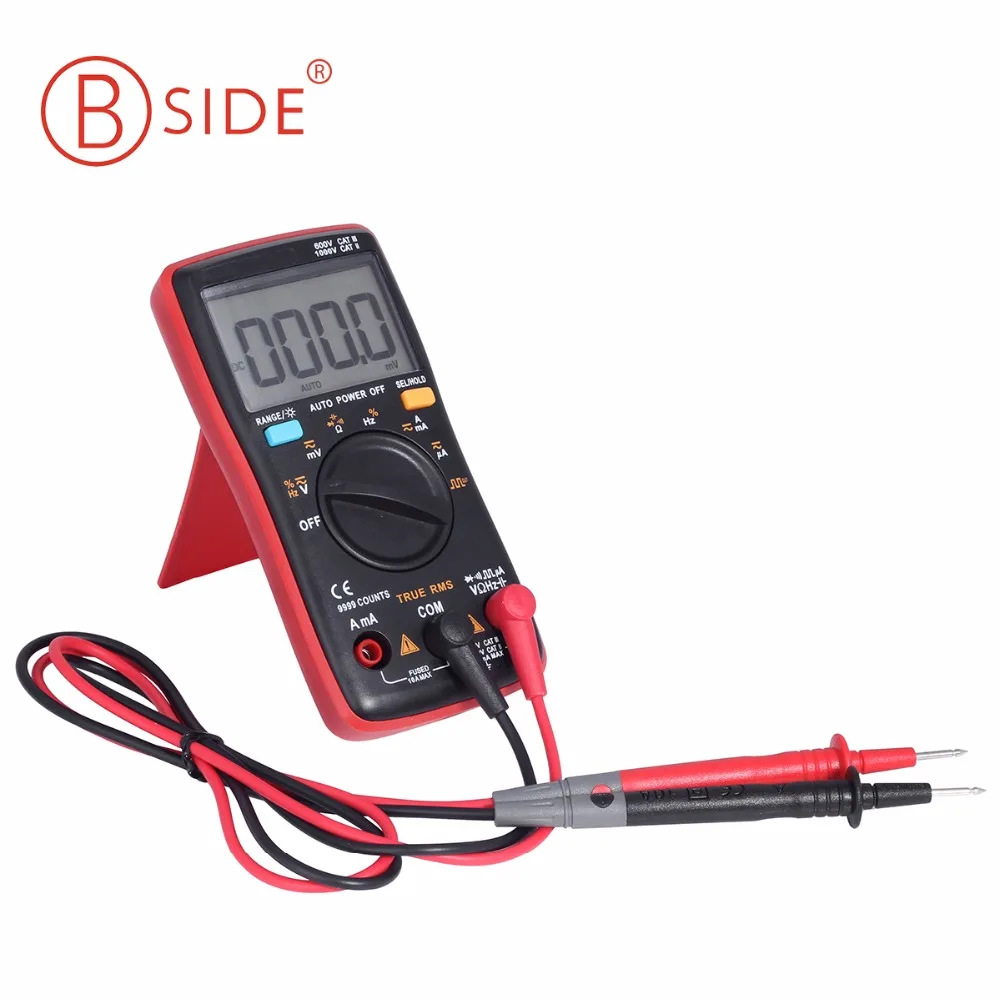Профессиональный практичный Цифровой мультиметр BSIDE ZT109 9999 отсчетов True RMS