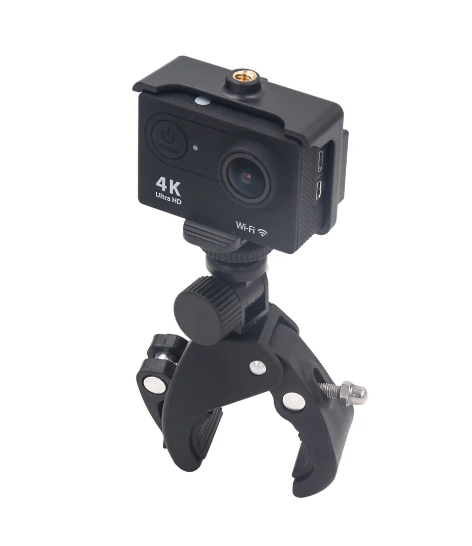 Для Gopro Крепление мотоцикл велосипед руль для Gopro Hero 5 6 4 Sjcam Eken Yi 4 к камера держатель зажим Go Pro Велоспорт аксессуар