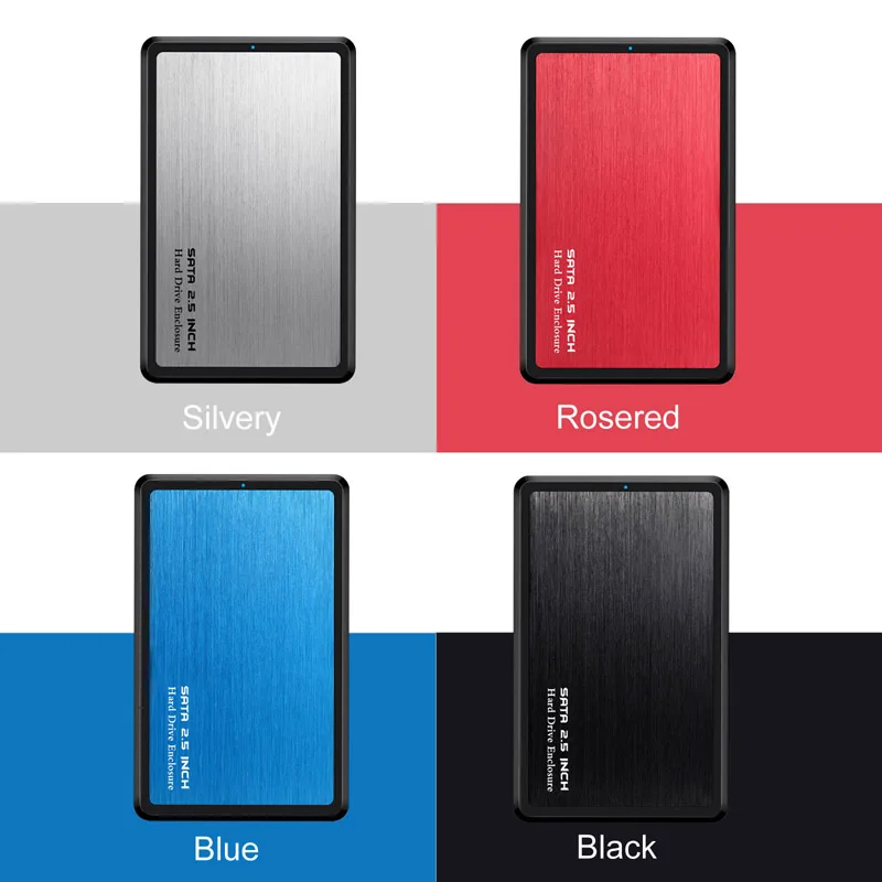 2 5 дюймовый корпус для внешнего жесткого диска USB 3 0 SATA Hd черный чехол инструмент