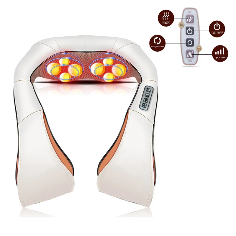 Электрический массажер u-образной формы подходит для спины шеи плеч тела
