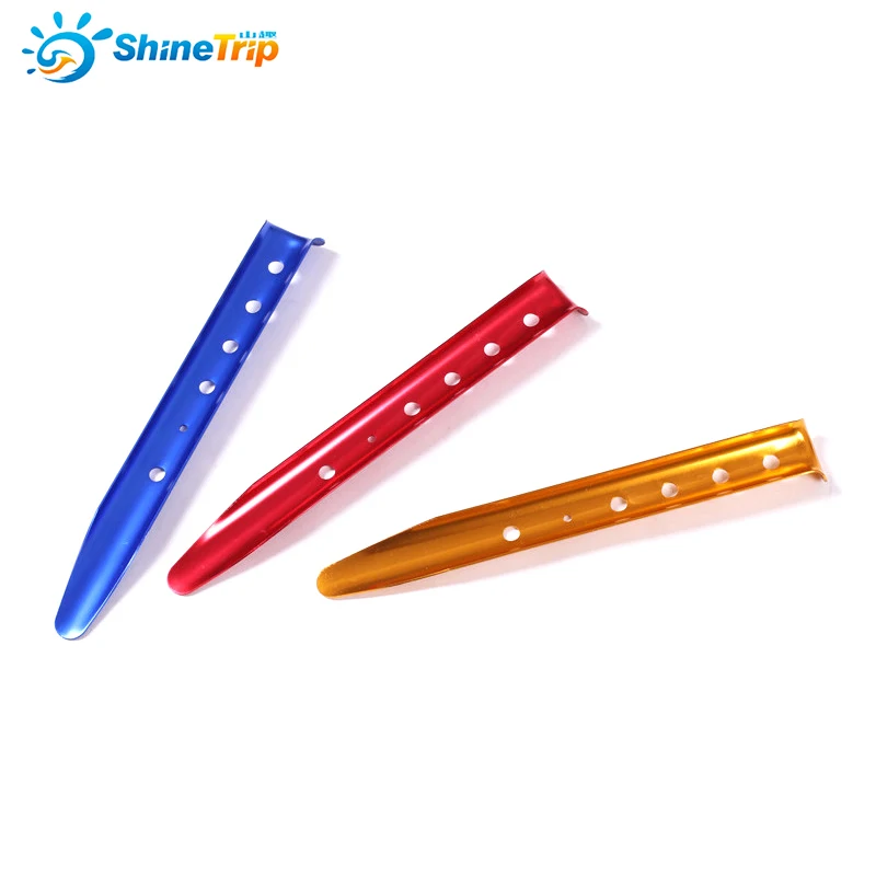 4pcs 31cm Aluminum U-Shaped Tent Nail NailsSnow Peg Sand For Outdoor Camping Hiking Beach Accessories | Спорт и развлечения