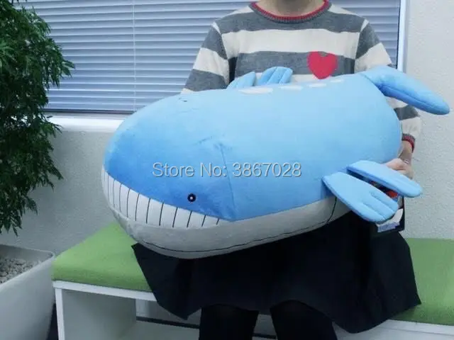Официальный Wailord Jumbo плюшевая Мягкая кукла коллекционный большой подарок 60 см |