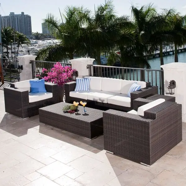 Уличная мебель из ротанга 5 шт. диван и кресло для отдыха|outdoor rattan furniture|rattan