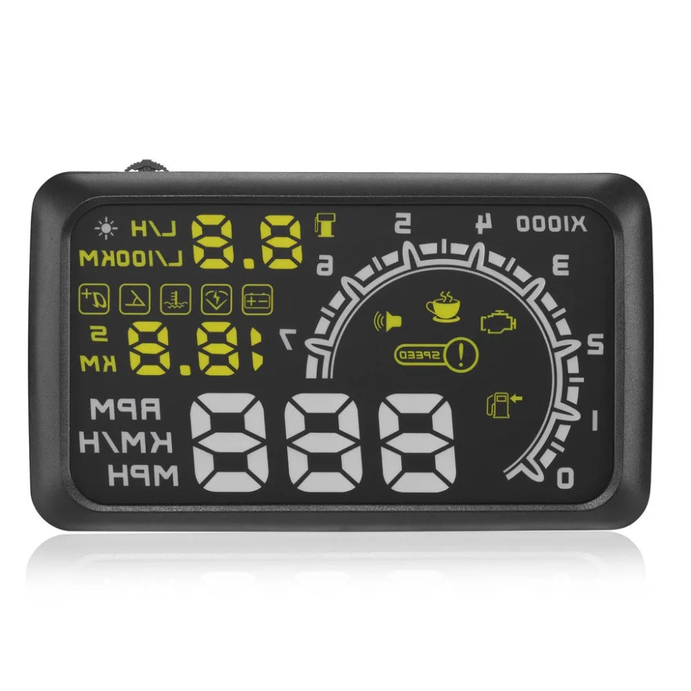 Дисплей для автомобиля HUD OBD дисплей скорость электронный метр лобовое стекло Hud