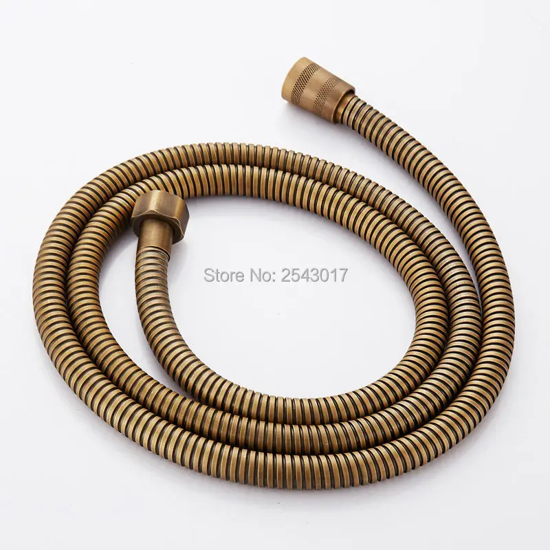 

G1/2 Shower Hose Bathroom Accessories Antique Retro 150cm longer Hot Sell Copper Shower Plumbing Hoses SA107