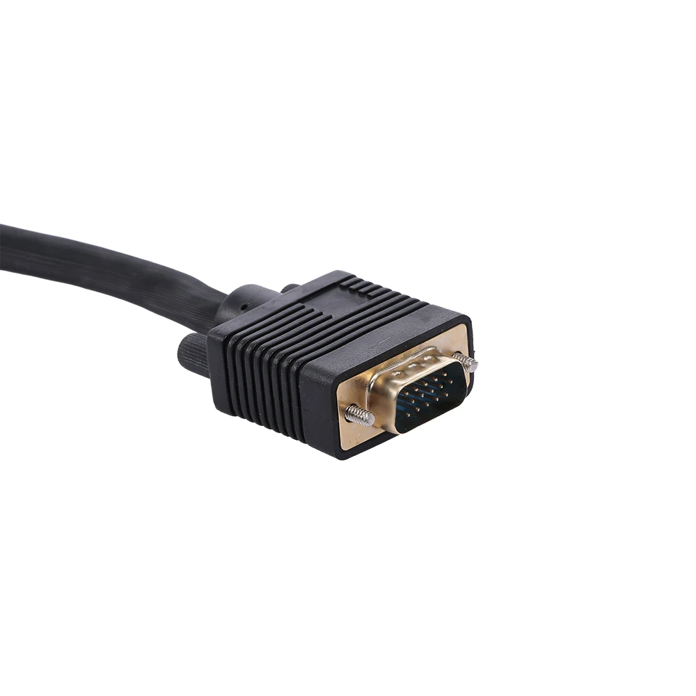 Кабель для видеопроектора VGA 3 + 9 кабель монитора проектора 15pin штырь Угловой 90