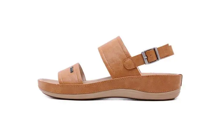 Beach flip flops shoes woman summer sandals woman's shoes sajdals platform with high heel and wedge with a pair of sandals c420