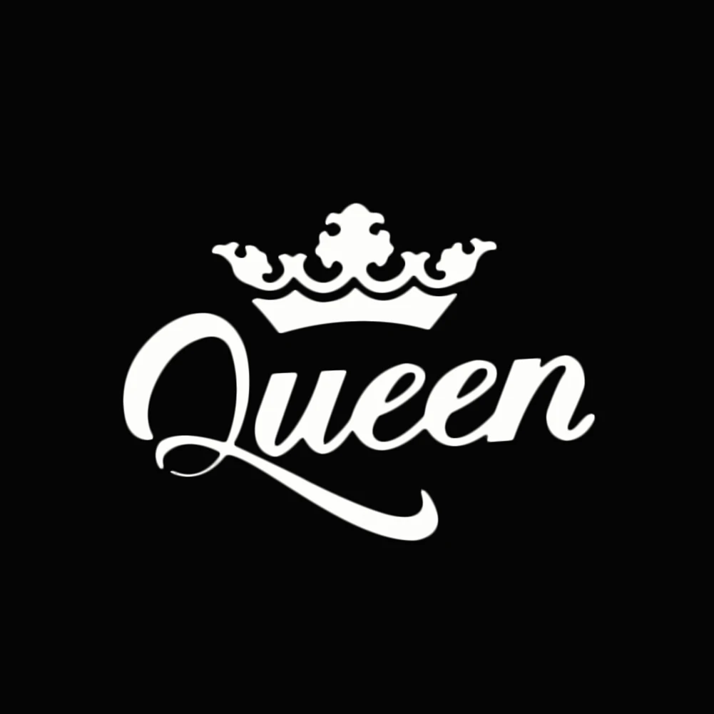 Queen Crown авто-Стайлинг pegatina coche кузова автомобиля наклейки на окна светоотражающие наклейки Декор автомобиля стикер