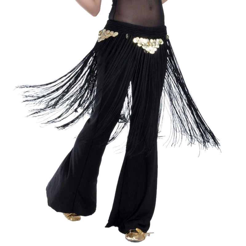

Belly Dance Hip Scarf Belt Tribal Fringe Tassel Women Bellydance Oriental Dance Scraf Skirt Dancewear 7 Colors (no Pants)