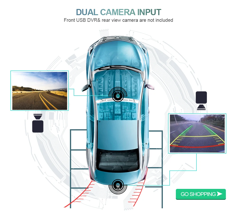 Isudar Автомагнитола 2 Din с 8 Дюймовым Экраном на Android 7.1.1 для Автомобилей Volkswagen/VW/POLO/PASSAT/Golf/Skoda/Seat/Leon Радио FM