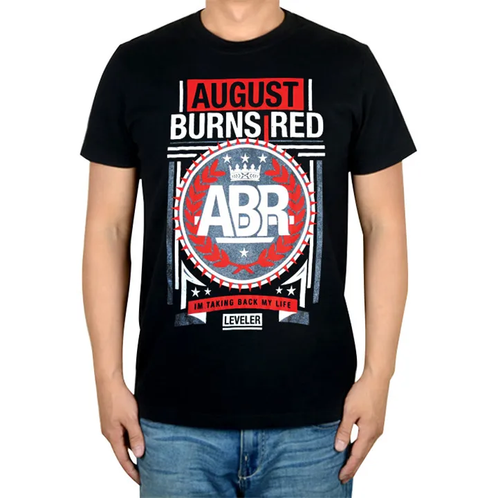 

7 designs August Burns Red ABR illustration Ropa Mujer Rock Brand camisetas hombre Hardrock Metal punk skateboard hip hop