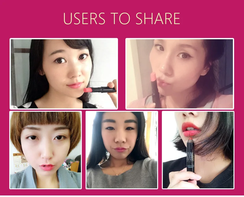 Стойкая матовая помада-карандаш для губ Red Lips Makeup 6 цветов водостойкая стойкая губная помада в Корейском стиле