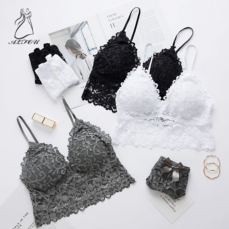 Женский Комплект бюстгальтеров без обода тонкое Спортивное нижнее белье женский