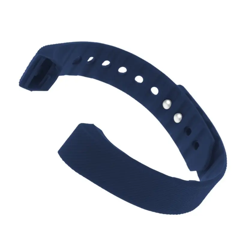 

Silicone Watchband Buckle Strap Replacement For ID 115 Smart Watch Bracelet
