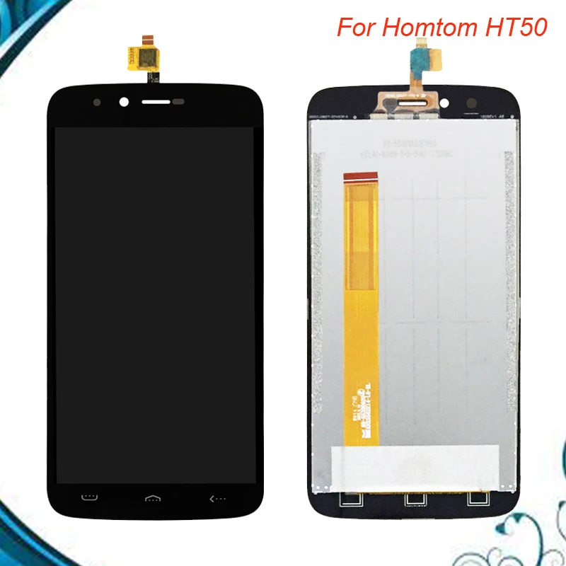 100% хорошо работающий 5 дюймовый сенсорный экран для Homtom HT50 + 1280X720 ЖК дисплей в