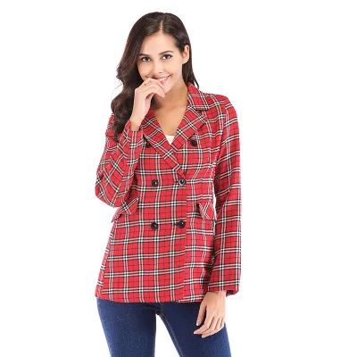 Новый Повседневный модный леопардовый костюм с длинными рукавами пиджак