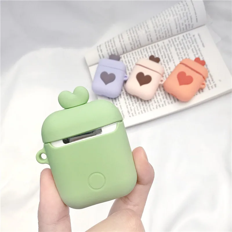 Милый мультяшный силиконовый Bluetooth беспроводной чехол для наушников Fo AirPods чехол Защитная крышка аксессуары для Air Pods зарядная коробка