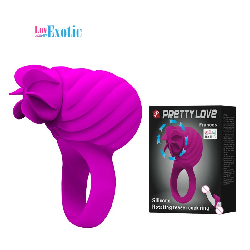 Pretty Love 3 скоростное вибрирующее кольцо на член перезаряжаемое вращение