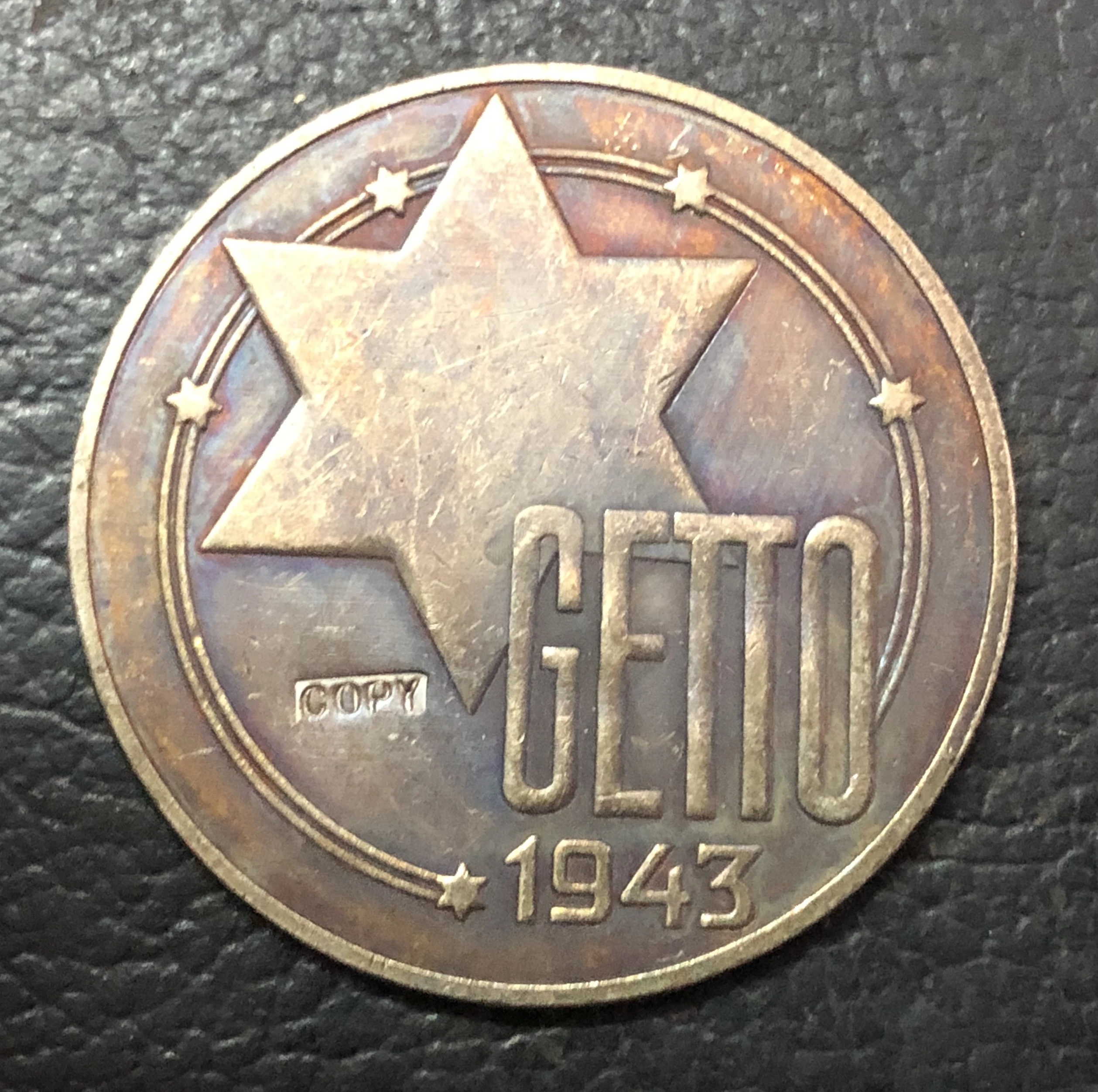 1943 Польша 20 Марка еврей гетто Coinage Al|Безвалютные монеты| |